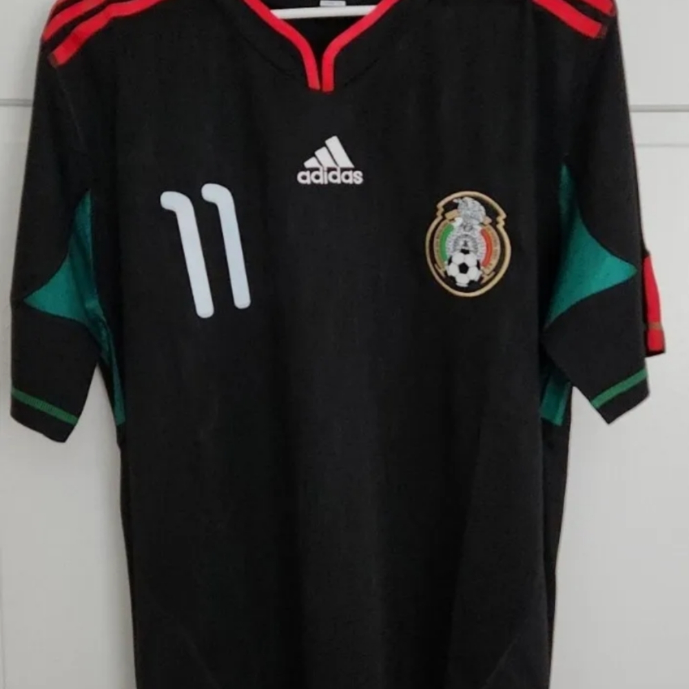 Mexico Carlos Vela WORLD CUP 2010 Rare Adidas Jersey Large